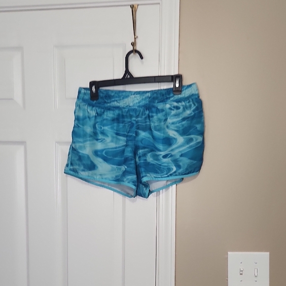 Source Unknown Pants - Blue Patterned Women's Shorts